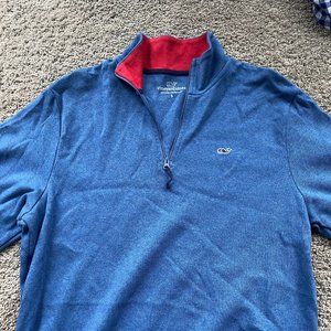 Vineyard Vines Quarter Zip Sweater (Small)
